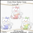 Cute Baby Cats - CU4CU Digital Clip Art Set
