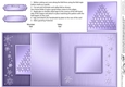 Christmas Snowflake Tree - No-Hole Fold Back Card