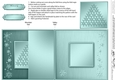 Christmas Snowflake Tree - No-Hole Fold Back Card