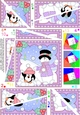 Christmas Snowman Rio Twisted Spiral Side Stacker