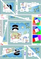 Christmas Snowman Rio Twisted Spiral Side Stacker