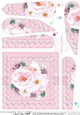 A Touch of Elegance Flowers, Lace & Pearls Fan Pyramage Topper
