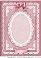 A4 Pearls, Lace and Ribbon Plain Card Base