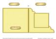 Square Cut and Fold Corner Card Plain Card Base
