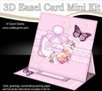3D Easel Card Mini Kit - Pretty Perfume, Flowers & Lace