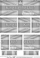 UK Shabby Flag King for the Day DL side stacker Topper