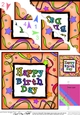 Happy Birthday - Scalloped Corner Stacker