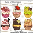 In the Kitchen - Cupcakes - CU4CU Digital Clip Art Set