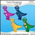 Cute Dinosaurs - CU4CU Digital Clip Art Set