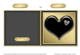 Romantic Enamel Heart - Cut and Fold Card 