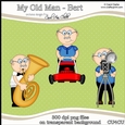 My Old Man Bert! - CU4CU Digital Clip Art Set