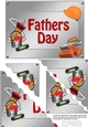 5x7 Handyman Tools - Fathers Day Scallop Corner