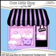Lots of Cupcakes - Little Shop - CU4CU Digital Clip Art Set
