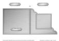 Metallic Cut and Fold Corner Card Plain Card Base