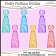 Pretty Perfume Bottles - CU4CU Digital Clip Art Set