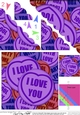 I Love You Sweet Heart - Scalloped Corner Stacker