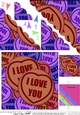 I Love You Sweet Heart - Scalloped Corner Stacker
