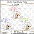 Cute Baby Cats - CU4CU Digital Clip Art Set