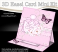 3D Easel Card Mini Kit - Pretty Perfume, Flowers & Lace