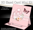 3D Easel Card Mini Kit - Pretty Perfume, Flowers & Lace