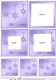 Elegant Christmas Snowflakes - Tunnel Topper