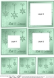 Elegant Christmas Snowflakes - Tunnel Topper