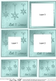 Elegant Christmas Snowflakes - Tunnel Topper