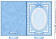 5 x 7 Pearls, Lace and Ribbon Plain Card Base