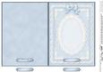 5 x 7 Pearls, Lace and Ribbon Plain Card Base
