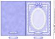 5 x 7 Pearls, Lace and Ribbon Plain Card Base