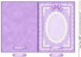 5 x 7 Pearls, Lace and Ribbon Plain Card Base