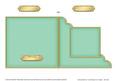 Square Cut and Fold Corner Card Plain Card Base