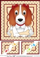 Little Springer Spaniel Dog Scalloped Corner Topper
