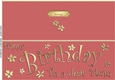 Large DL Birthday Mom quick Cut and Fold Card 