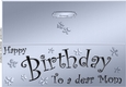 Large DL Birthday Mom quick Cut and Fold Card 