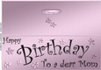 Large DL Birthday Mom quick Cut and Fold Card 