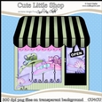The Hat Place Millinery Shop - Little Shop - CU4CU Digital Clip Art Set