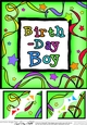 Birthday Boy - 8 x 8 Scalloped Corner Topper 