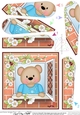 Fan Pyramage Topper - Through the Window - Austin Bear
