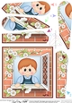 Fan Pyramage Topper - Through the Window - Cute Little Toddler Boy