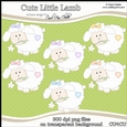 Cute Little Lamb - CU4CU Digital Clip Art Set