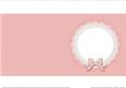 Square Pearls and Lace Card Front or Insert