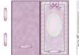 Dl Pearls, Lace and Ribbon Plain Card Base