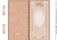 Dl Pearls, Lace and Ribbon Plain Card Base