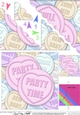 Party Time Sweet Heart - Scalloped Corner Stacker