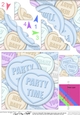 Party Time Sweet Heart - Scalloped Corner Stacker