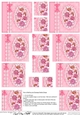 A Touch of Elegance Flowers Pearls and Lace - Pyramage sheet