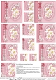 A Touch of Elegance Flowers Pearls and Lace - Pyramage sheet