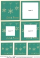 Elegant Christmas Snowflakes - Tunnel Topper