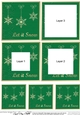 Elegant Christmas Snowflakes - Tunnel Topper
